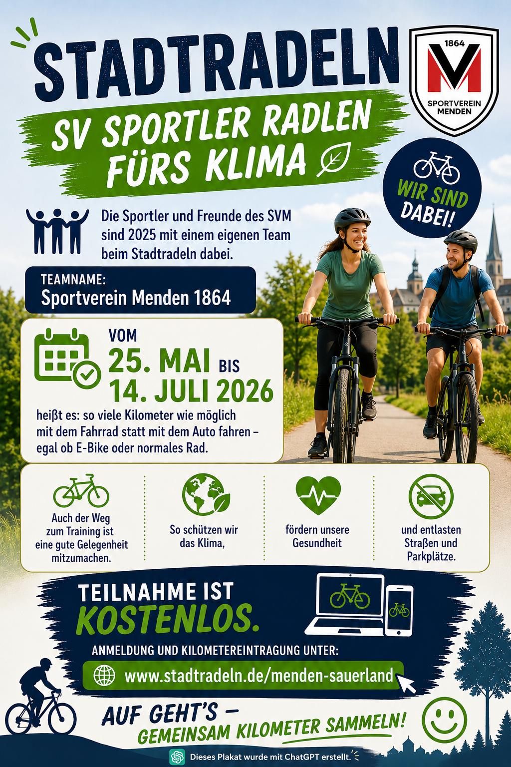 Stadtradel in Menden startet am 25. Mai